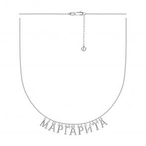 Серебряное колье Маргарита TALANT 33-72-0000-16068 фото