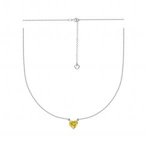 Серебряное колье TALANT с фианитом 33-7М-0005-17442 фото
