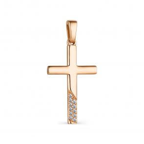 Золотая подвеска АЛЬКОР с бриллиантом 33301-100 фото