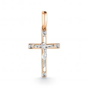 Золотая подвеска АЛЬКОР с бриллиантом 33359-100 фото