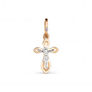 Золотая подвеска АЛЬКОР с бриллиантом 33362-100 фото