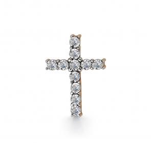 Золотая подвеска АЛЬКОР с бриллиантом 34186-100 фото