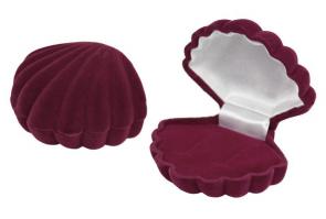 Футляр флокированный Ракушка под серьги серия Детская 34202-б фото