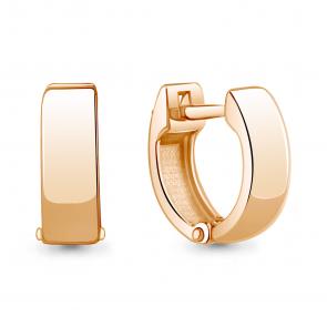 Золотые серьги AQUAMARINE 34220 фото