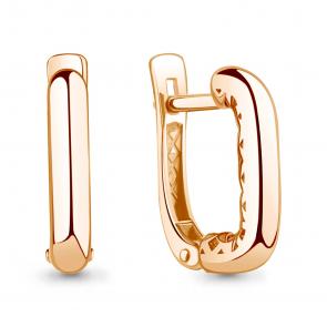 Золотые серьги AQUAMARINE 34575 фото