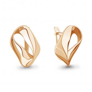 Золотые серьги AQUAMARINE 34712 фото