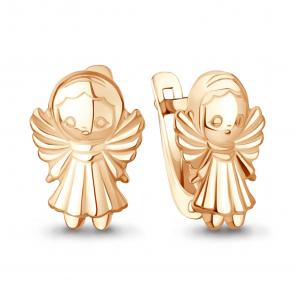 Золотые серьги AQUAMARINE 34750 фото