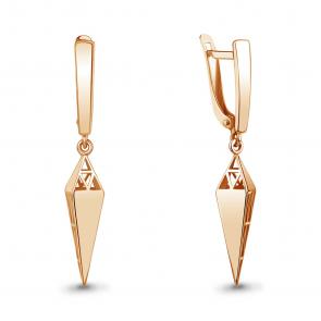 Золотые серьги AQUAMARINE 34790 фото