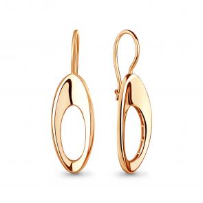 Золотые серьги AQUAMARINE 34809 фото