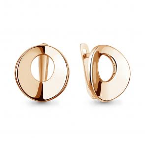 Золотые серьги AQUAMARINE 34810 фото