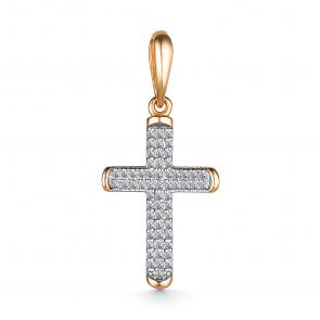 Золотая подвеска АЛЬКОР с бриллиантом 35082-100 фото