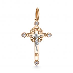 Золотая подвеска АЛЬКОР с бриллиантом 35194-100 фото