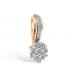 Золотая подвеска АЛЬКОР с бриллиантом 35952-100 фото