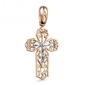 Золотая подвеска АЛЬКОР с бриллиантом 35970-100 фото