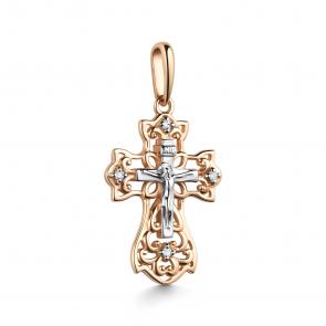 Золотая подвеска АЛЬКОР с бриллиантом 35971-100 фото