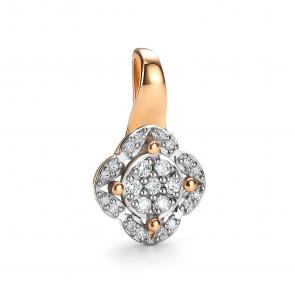 Золотая подвеска АЛЬКОР с бриллиантом 36199-100 фото