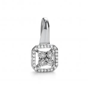 Подвеска из белого золота АЛЬКОР с бриллиантом 36205-200 фото