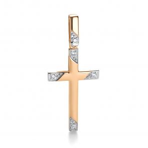 Золотая подвеска АЛЬКОР с бриллиантом 36239-100 фото