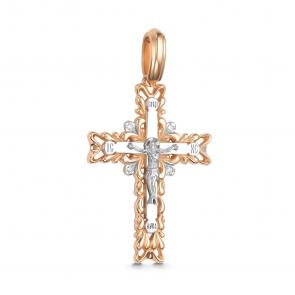 Золотая подвеска АЛЬКОР с бриллиантом 36383-100 фото