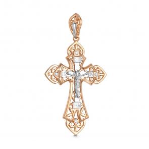 Золотая подвеска АЛЬКОР с бриллиантом 36387-100 фото