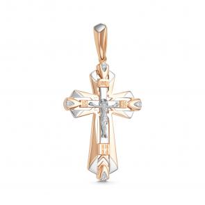 Золотая подвеска АЛЬКОР с бриллиантом 36389-100 фото