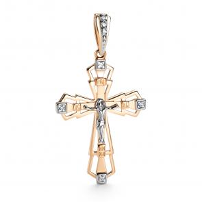 Золотая подвеска АЛЬКОР с бриллиантом 36390-100 фото