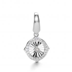 Подвеска из белого золота АЛЬКОР с бриллиантом 36533-200 фото