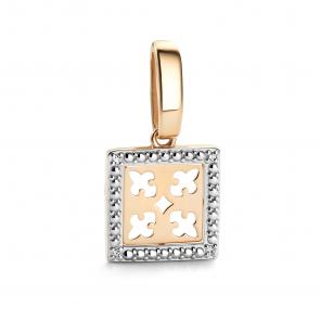 Золотая подвеска АЛЬКОР с бриллиантом 36600-100 фото