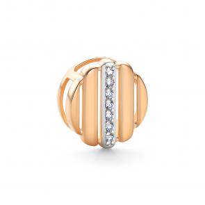 Золотая подвеска АЛЬКОР с бриллиантом 36685-100 фото