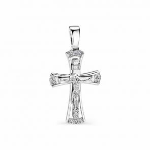 Подвеска из белого золота АЛЬКОР с бриллиантом 3753-200 фото