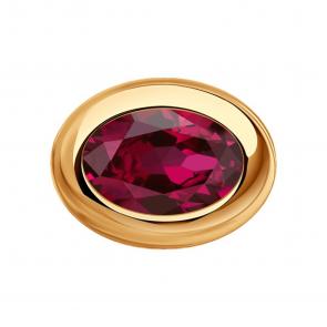 Золотая подвеска SOKOLOV с рубином 4030198 фото