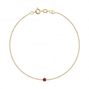 Золотой браслет SOKOLOV с рубином 4050031 фото