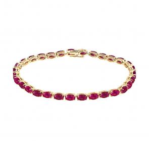 Золотой браслет SOKOLOV с рубином 4050046 фото