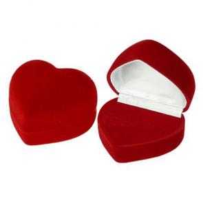 Футляр флокированный Сердечко под кольцо серия Романтика 40701-б фото