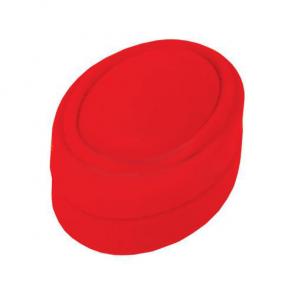 Футляр красный овальный под серьги и кольцо серия Романтика 41101-к фото