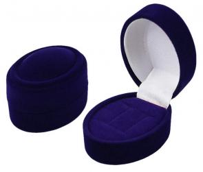 Футляр флокированный овал под кольцо и серьги серия Романтика 41102-с фото