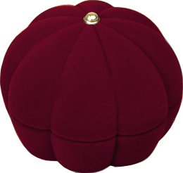 Футляр флокированный Бутончик под серьги серия Романтика 43402-б фото