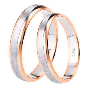 Обручальное кольцо 4,5 мм из комбинированного золота Primossa 450-000-970 фото