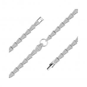 Серебряный браслет Символ года Змея TALANT с фианитом 47-72-0001-15733 фото