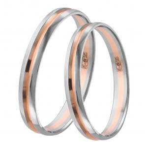 Обручальное кольцо 3 мм из комбинированного золота Primossa 480-000-336 фото