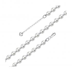 Серебряный браслет TALANT с жемчугом 49-72-00r0-15812 фото