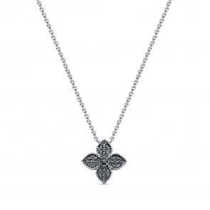 Колье из белого золота RoseGrace с чёрным бриллиантом 5-7933-106-9Б-Чбр фото