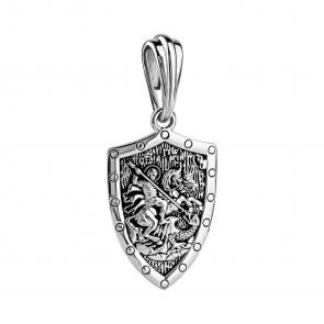 Подвеска-иконка из серебра Великомученик Георгий Победоносец TALANT 50-76-0000-15311 фото