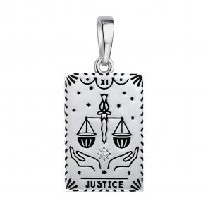 Серебряная подвеска TALANT с фианитом 50-76-0001-16010 фото