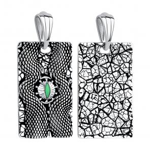 Серебряная подвеска Символ года Змея TALANT с эмалью 50-7Ч-0000-15750 фото