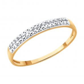 Золотое кольцо Diamant 51-110-00757-1 фото