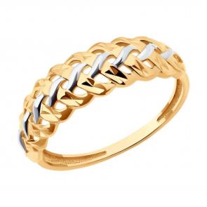 Золотое кольцо Diamant 51-110-02295-1 фото