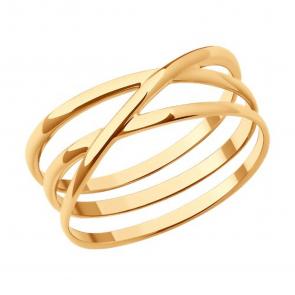 Золотое кольцо Diamant 51-110-02417-1 фото