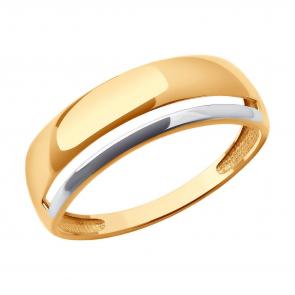 Золотое кольцо Diamant 51-110-02447-1 фото