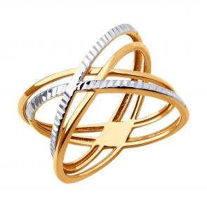 Золотое кольцо Diamant 51-110-02458-1 фото